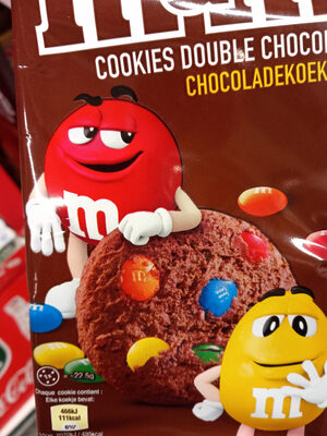 M&M'S COOKIES DOUBLE CHOCOLAT