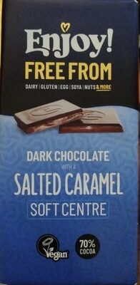 Dark Chocolate with a Salted Caramel Soft Centre