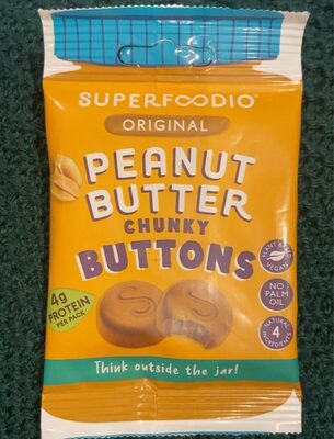 Peanut butter chunky buttons
