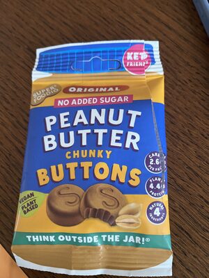 superfoodio peanut butter chunky buttons