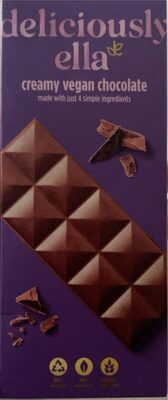 Creamy vegan chocolate