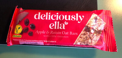 Apple & raisin oat bar