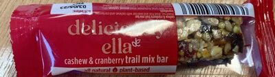 Cashew & Cranberry trail mix bar