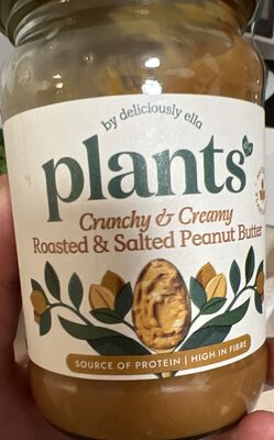 Crunchy & Creamy Roasted & Salted Peanut Butter