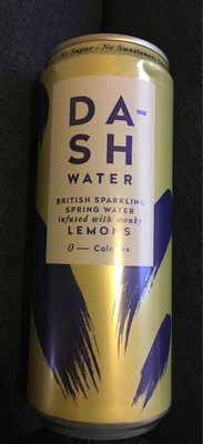 British sparkling spring water infused with wonky lemons