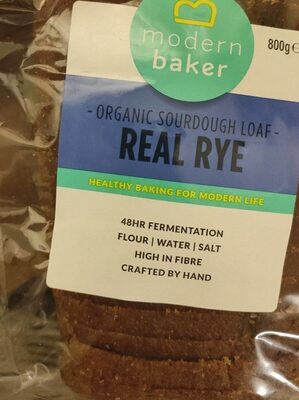 Real Rye Organic Sourdough Loaf