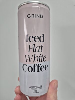 iced flat white coffee