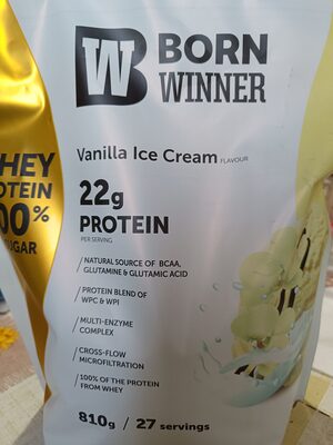 Born Winner Whey Protein - Vanilla Ice Cream