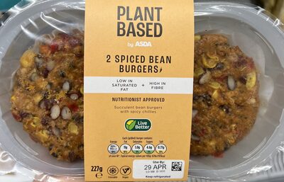 spiced bean burgers