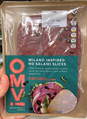 Milano inspired no salami slices
