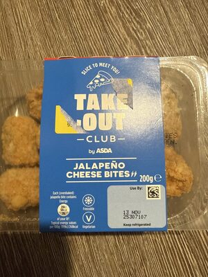 SLICE TAKE OUT -CLUB- by ASDA JALAPEÑO CHEESE BITE