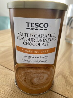 Salted caramel flavour drinking chocolate