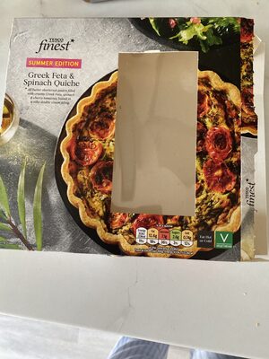 Greek Feta & Spinach Quiche