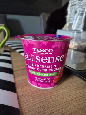 Red Berries And Cherry Kefir Yogurt