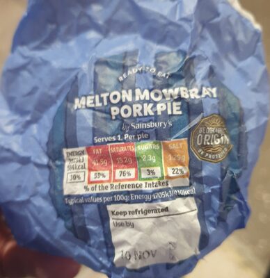 Melton Mowbray Pork Pie