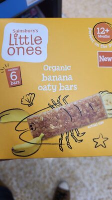 Organic bana oaty bars