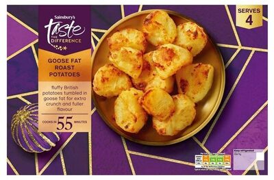 Sainsbury's Goose Fat Roast Potatoes with a Crispy Coasting, Taste the Difference 800g