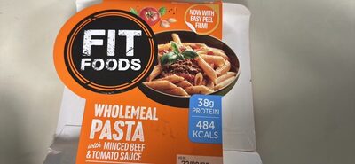 WHOLEMEAL PASTA with MINCED BEEF & TOMATO SAUCE