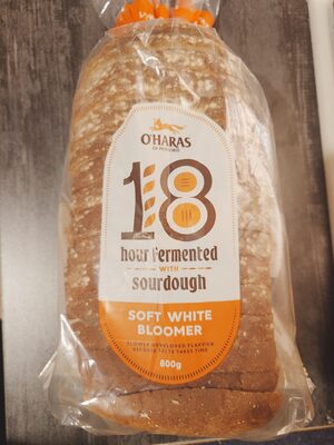 O'Haras 18 Hour Fermented Sourdough Soft White Bloomer