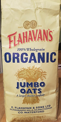 Flahavans Organic Jumbo Oatflakes