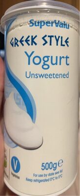 Greek Style Yoghurt Unsweetened