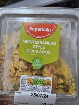 Mediterranean style cous cous