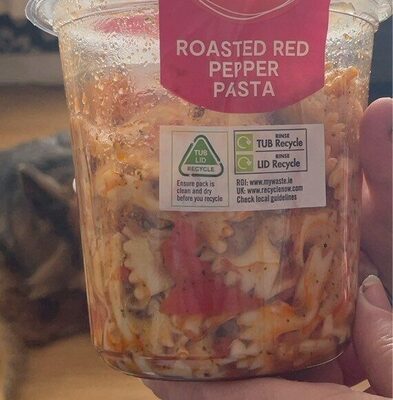 Roasted red pepper pasta