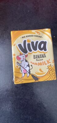 Banana flavour milk drink