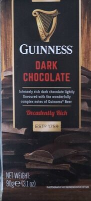 Guinness Luxury Dark Chocolate Bar (90G)