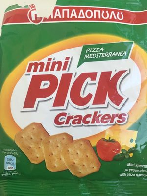 Mini pick crackers