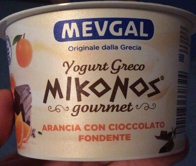 Yogurt greco arancia e cioccolato fondente