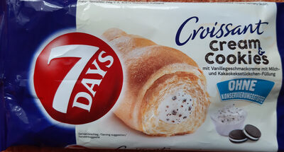 Croissant cream & cookies