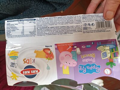 Peppa pig fraise biscuit