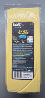 Veganský sýr s příchutí goudy