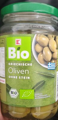 Griechische grüne Oliven ohne Stein