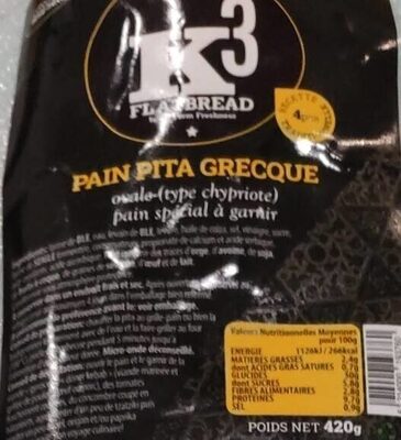 Pain pita grecque