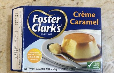Foster Clark creme caramel