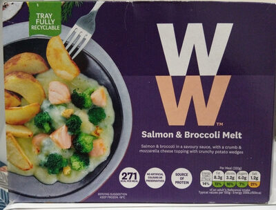 Salmon n broccoli melt