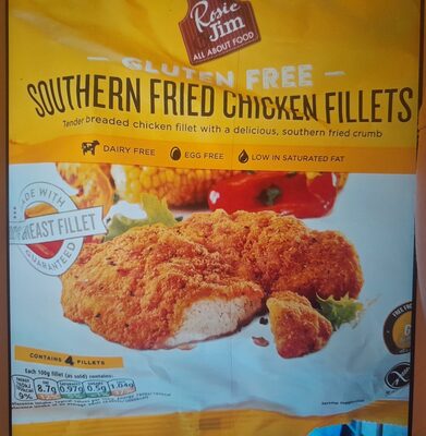 Southern fried chicken fillets (gluten free)