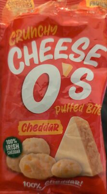 Crunchy cheddar puffed bites