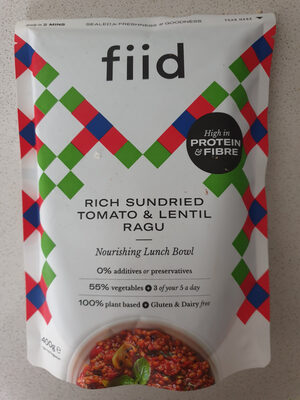 Rich Sundried Tomato and Lentil Ragu
