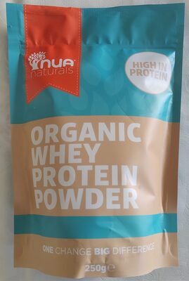 Organic whey protein powder