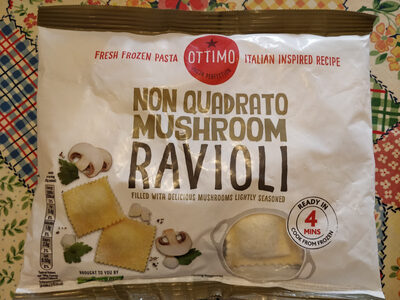 ravioli champignons fromage et persil