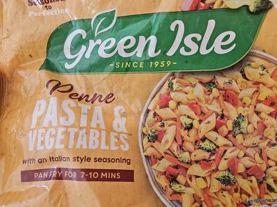 Penne pasta and vegetables