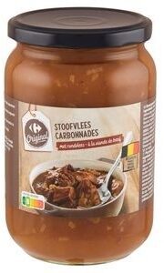 Carrefour Original Carbonnades à la Viande de Bœuf