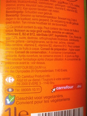 Sojadrink vanille