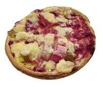 Carrefour Tarte Campagnarde Rhubarbe-Fraise 13 cm 3 Personnes