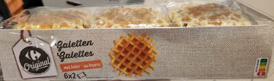 Carrefour Original Galettes Nature 6 x 2 Pièces