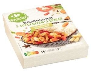 Carrefour Sensation Porc 5 Épices Riz Basmati