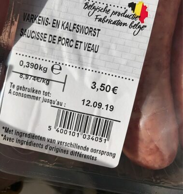 Carrefour The Market Recette Exclusive Saucisse Porc & Veau